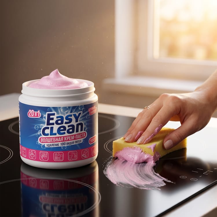 Кремовая текстура пасты Easy Clean